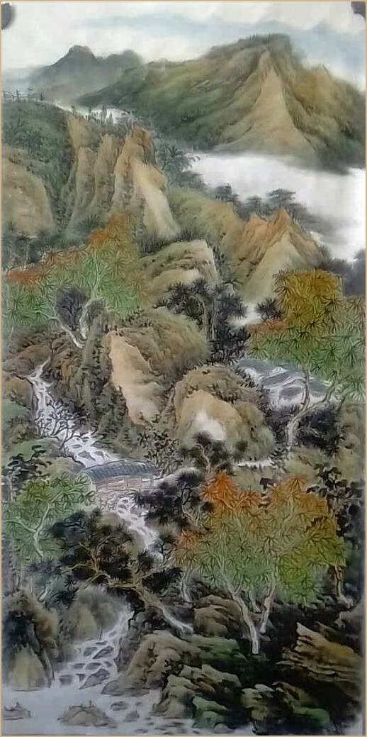 安徽省美术家协会会员曹涛国画欣赏艺韵阁报道