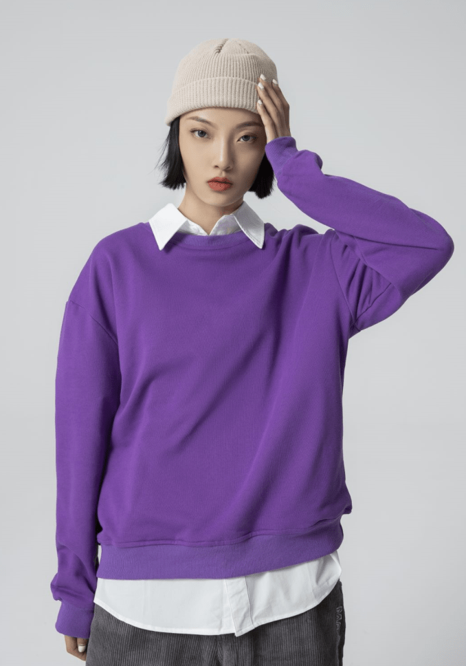 纯色卫衣搭配——goosn到了冬天,卫衣依然能继续穿,实穿性真的绝了