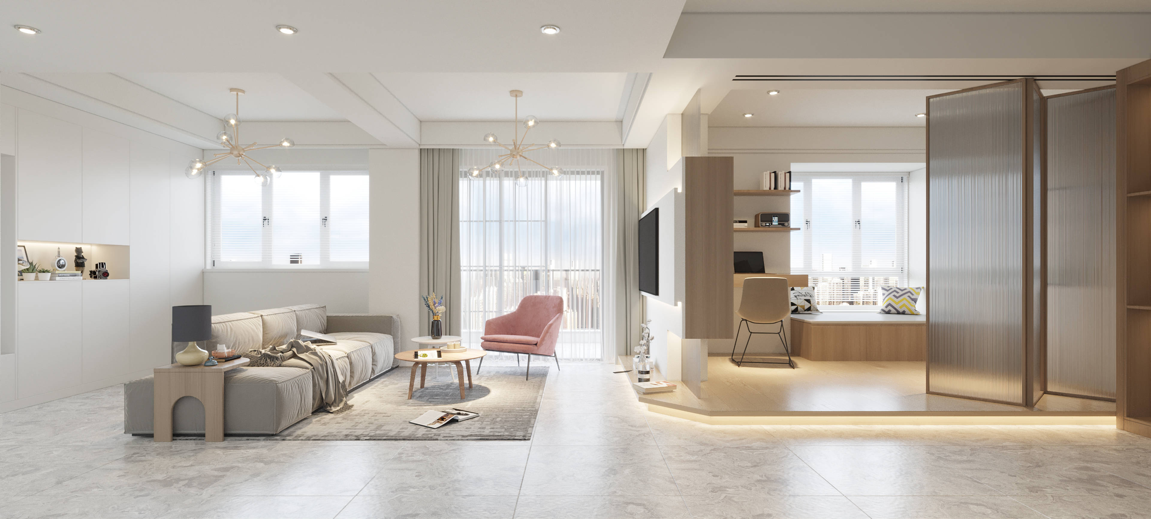 深圳装修:宝安桃源居柔情北欧风,这才是世外桃源