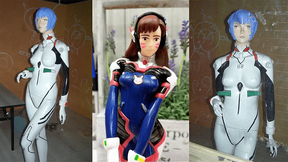 脑洞大开的恶搞手办赛亚人集体非主流花子君秒变清朝人