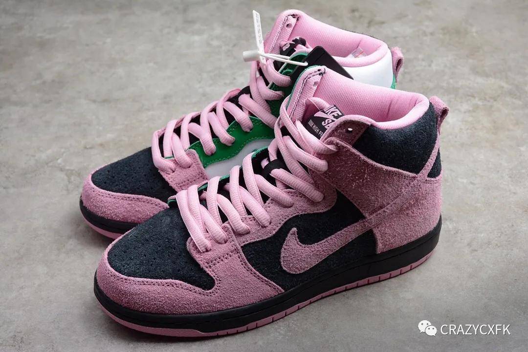 耐克nikesbdunkhighinvertceltics反转黑粉凯尔特人cu7349001