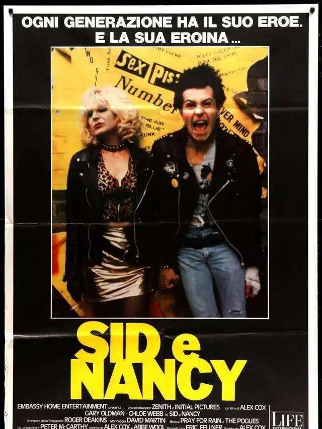 顺便推荐一下关于性手枪乐队的一个自传电影非常有名《sid&nancy》