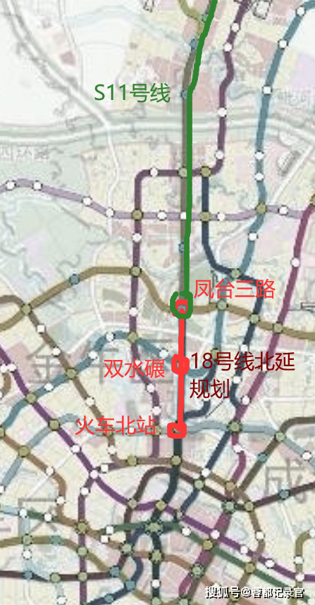 成都北部区域地铁规划整理,涵盖5,18,27,s1,s11,s10号线