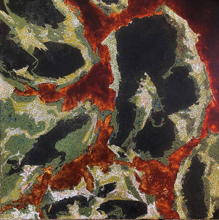 (郭宇宸_络_2020_漆画_60×60cm_aart"城市创新秀"参展作品)此外,aart