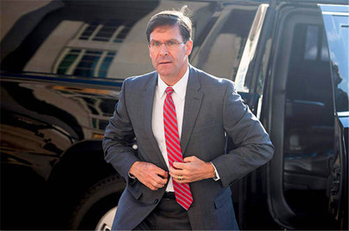 美国防长埃斯珀写好辞职信,五角大楼代表发话了