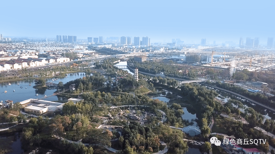 商丘人民公园全新升级航拍大图独家放送