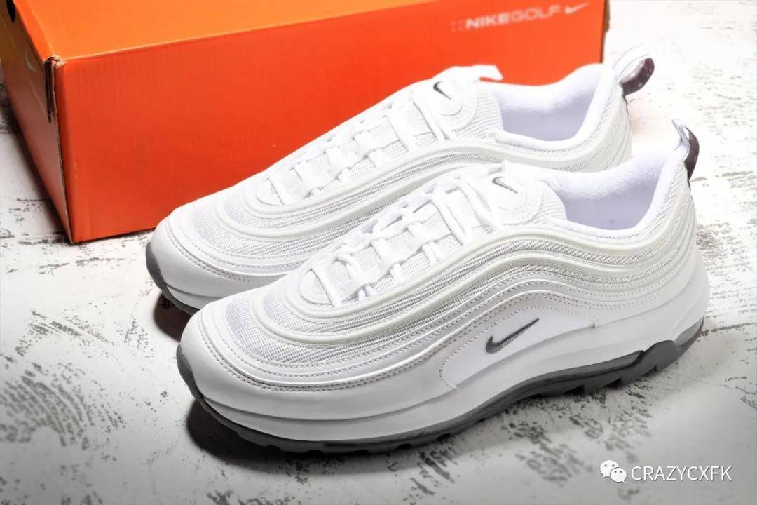 耐克nike air max 97气垫 golf 子弹高尔夫气垫运动鞋