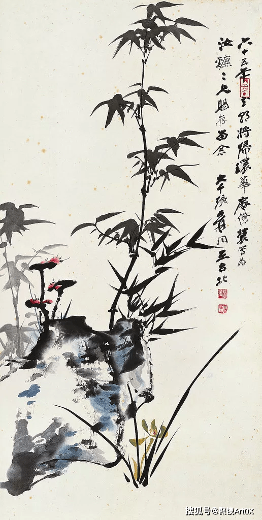 文人骚客皆爱竹,国画竹子挂在家里,有什么寓意呢?