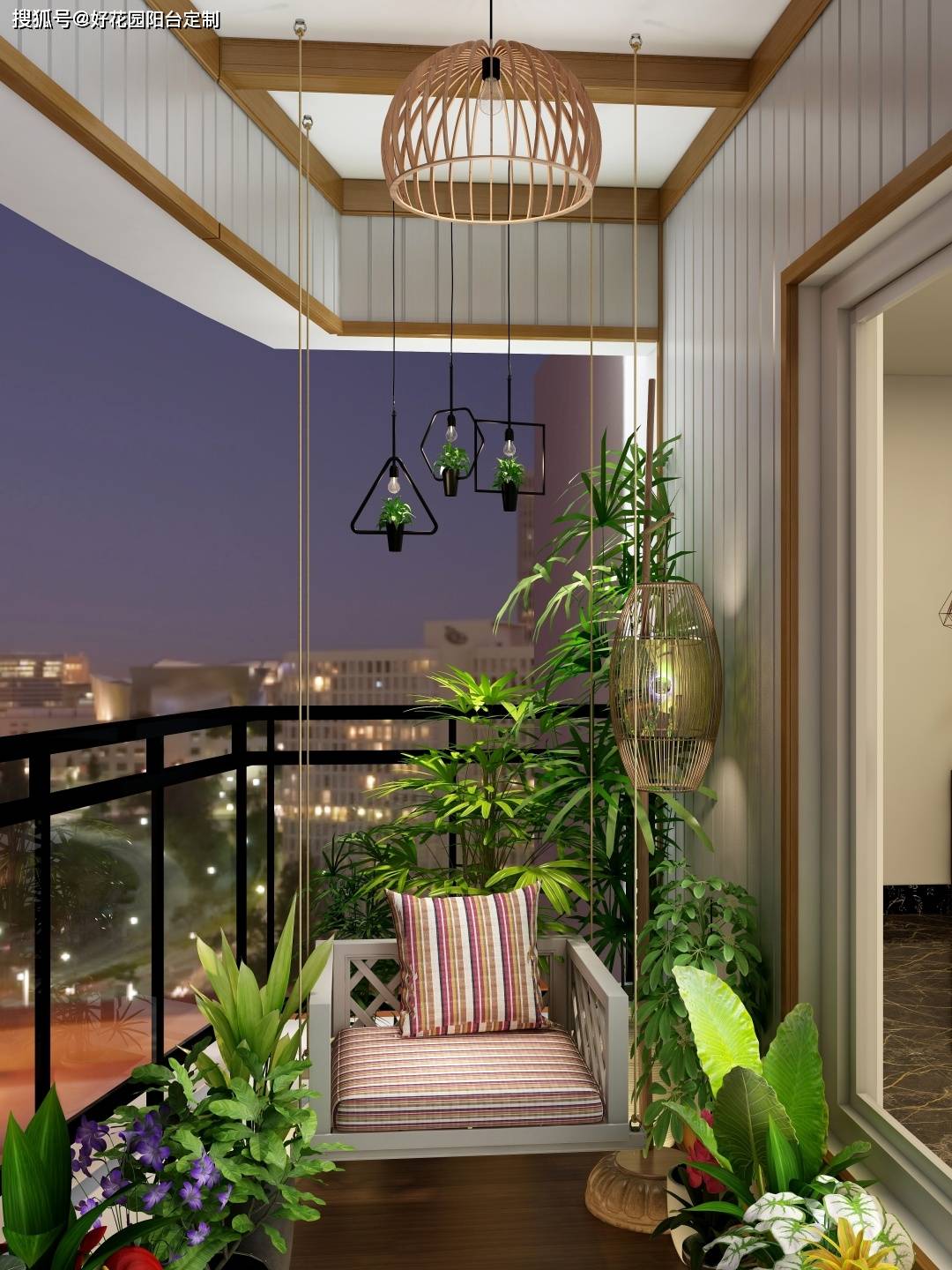 阳台空间再小,也能设计漂亮花园!