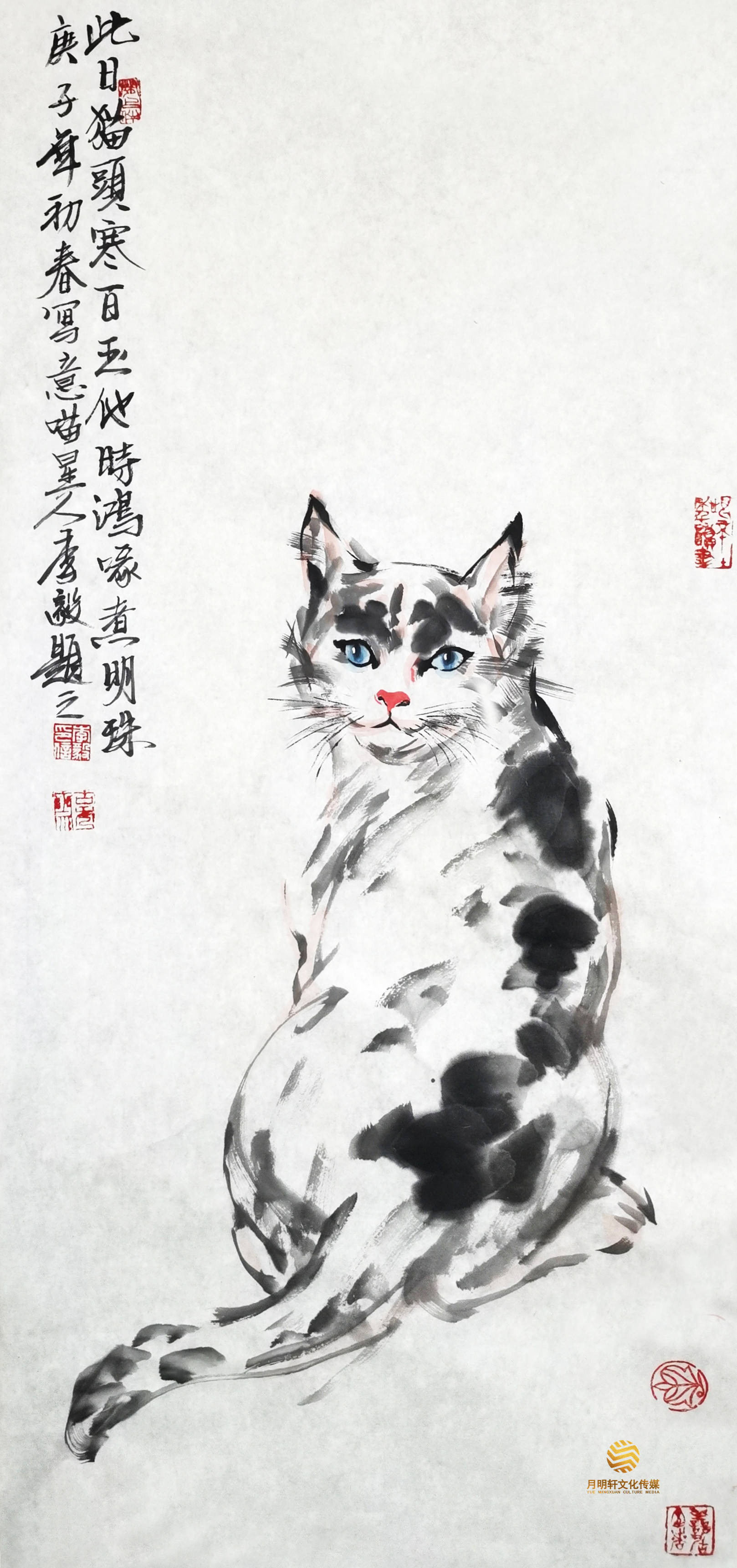 画家李毅老师作品,李毅画家,水墨画动物,国画,公鸡,马,样,名人字画