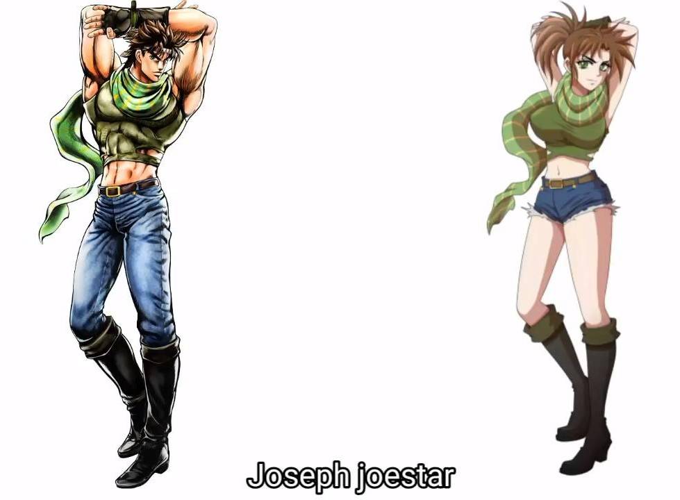 原創同樣的jojo立主角團換個性別後秒變美少女24張圖看夠女版jojo