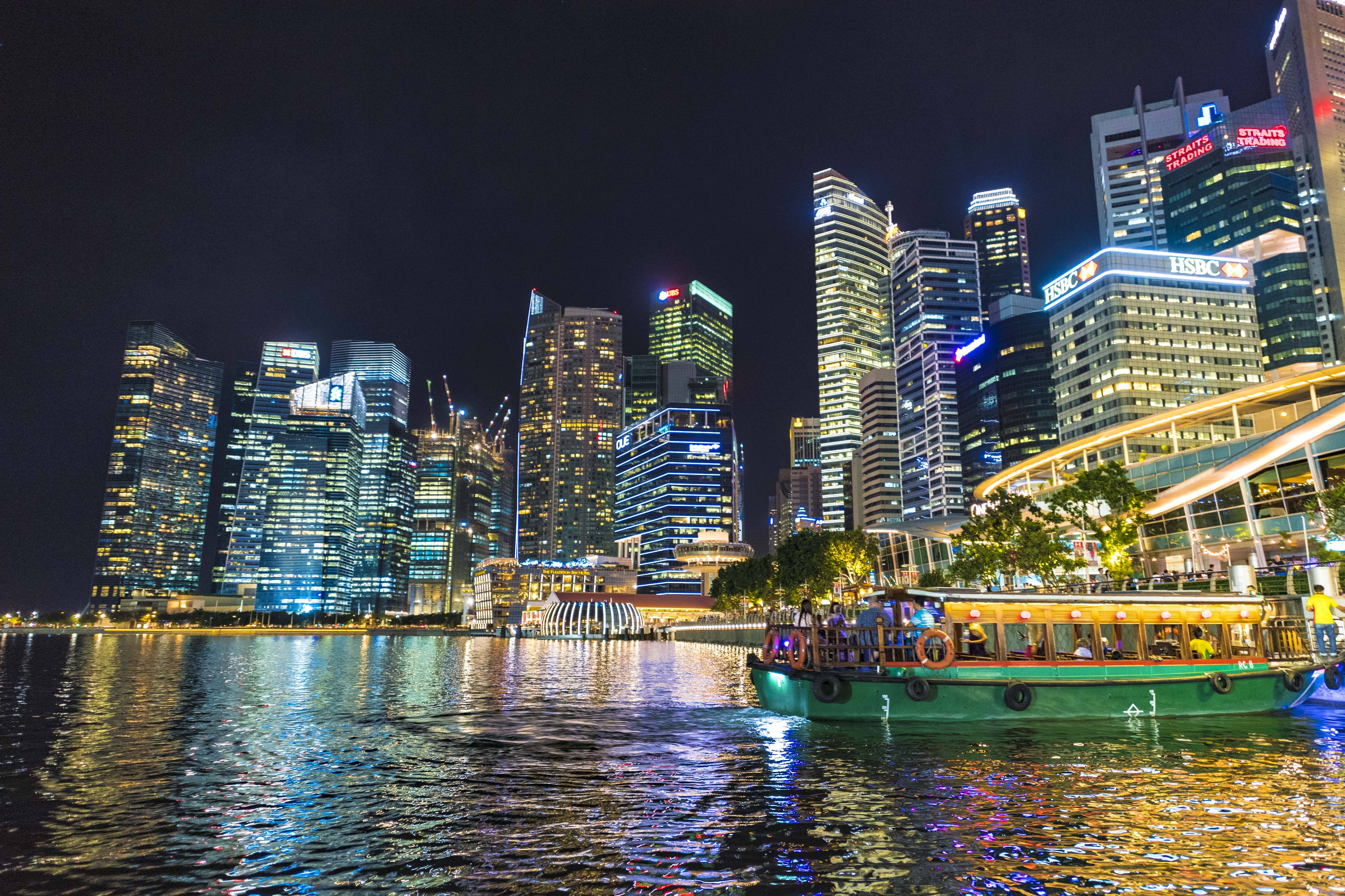 新加坡夜景真实图片图片