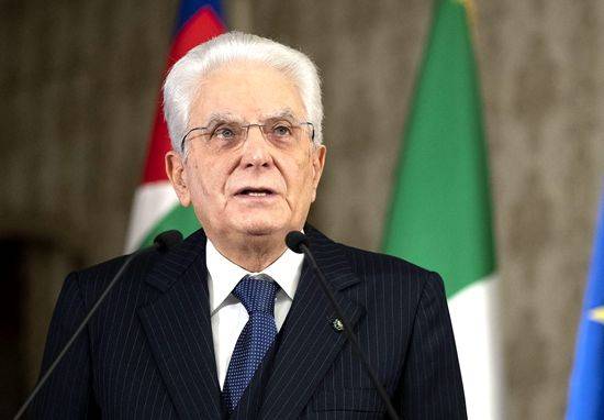 意大利总统马塔雷拉(sergio mattarella.