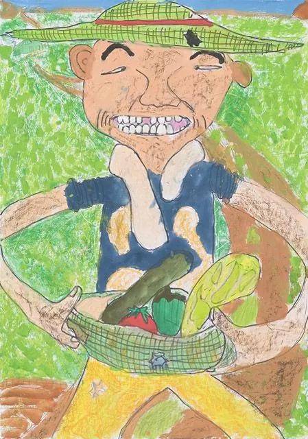 日本儿童画孩子和大师只在一线间