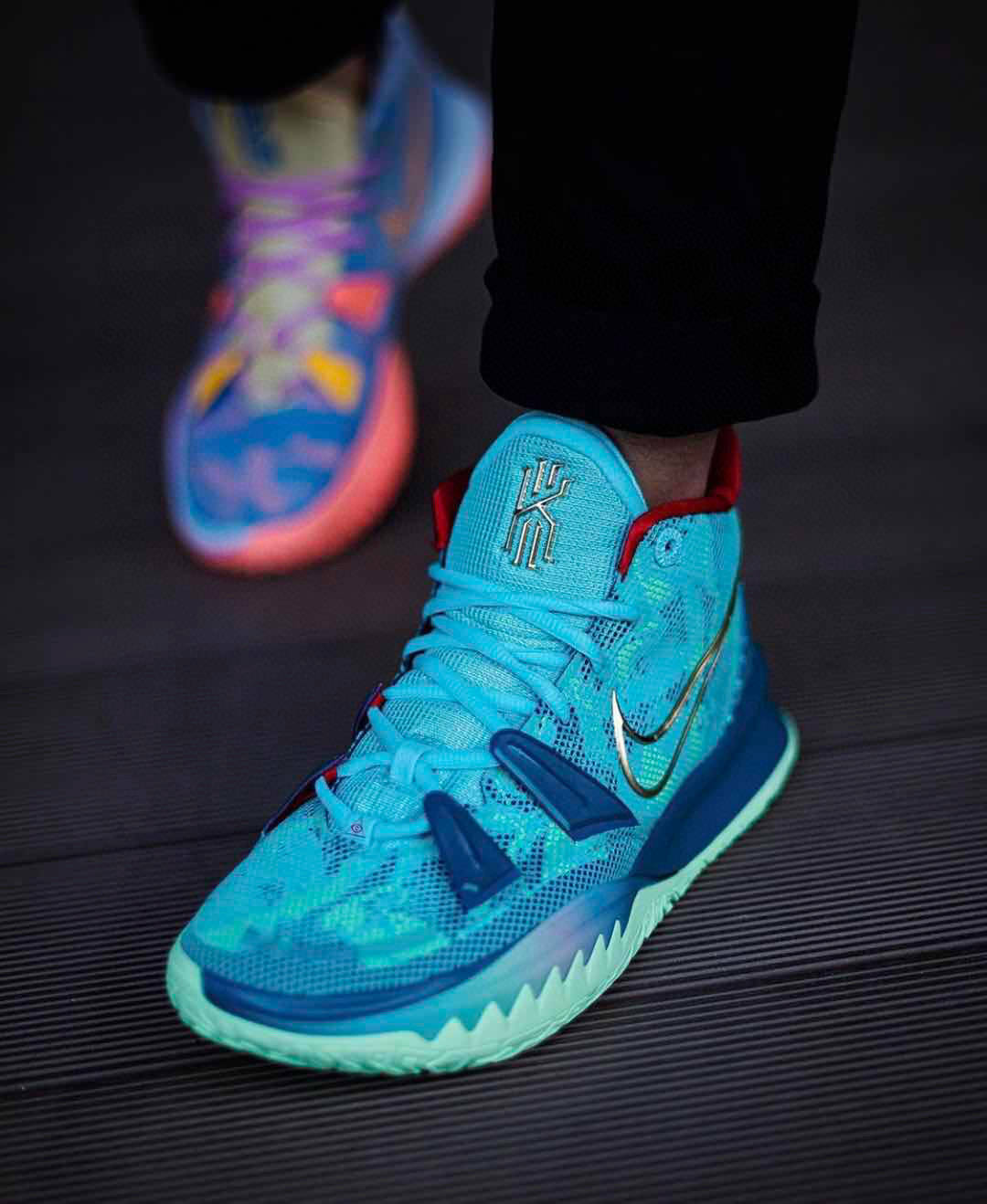 欧文7耐克nikekyrie7specialfx电影湖水绿篮球鞋dc0589400