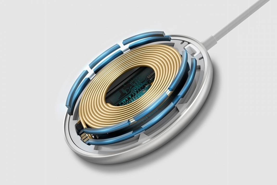 原创倍思推出极简mini磁吸无线充电器适配苹果magsafe充电