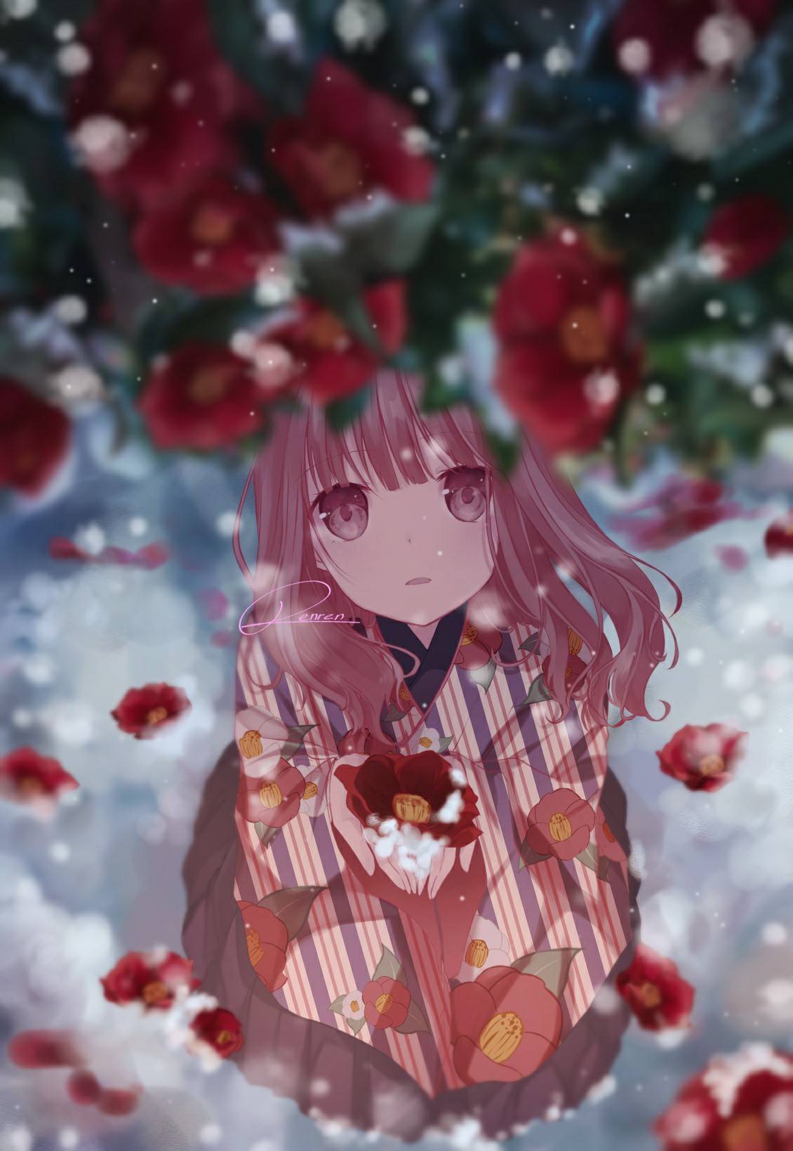 p站美图推荐——山茶花特辑_手机搜狐网