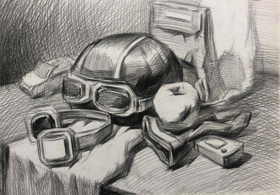 宅美术山东省模拟考考题范画示范作品你们绝对不能错过的作品