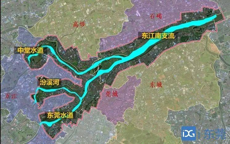 石碣共5個鎮街,三條水系總長約35公里,岸線長約70公里,是東莞中心城區