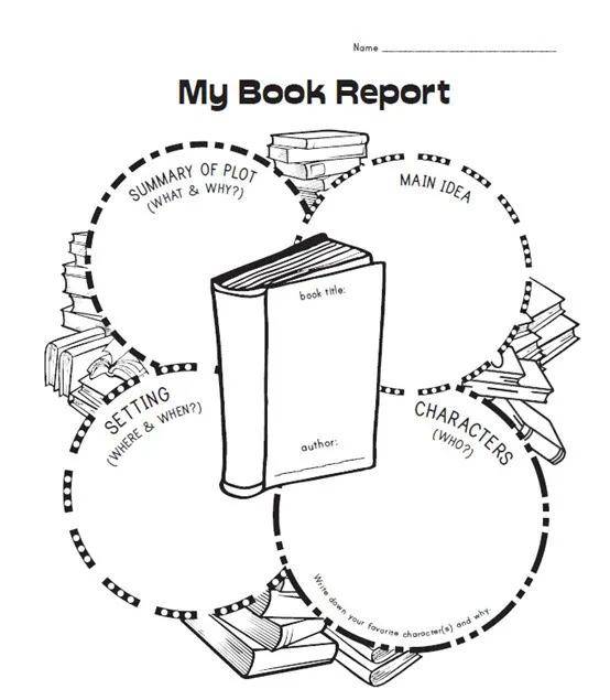 bookreport模板图片