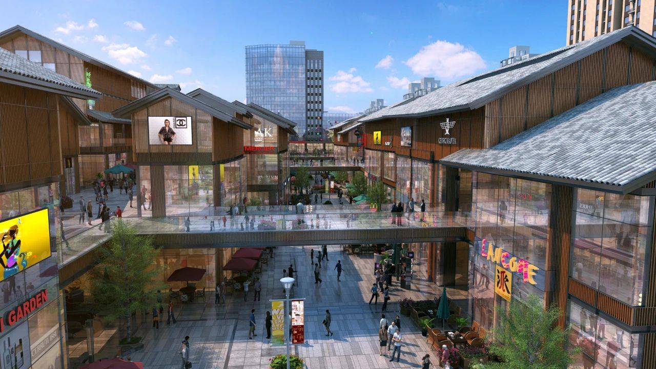 圣豪悠乐里街景速览_商业街