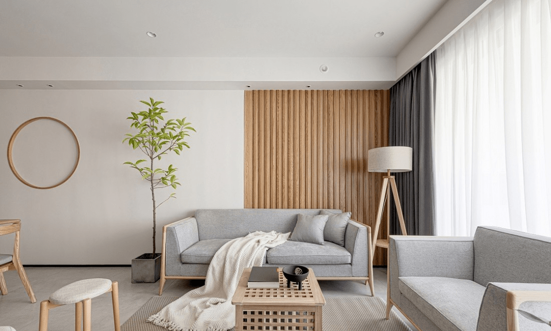 130㎡日式muji风,原木清新淡雅贯穿全屋,非常温馨惬意!