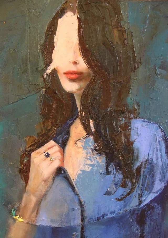 法国女画家以生动动感和现代的笔触描绘画面