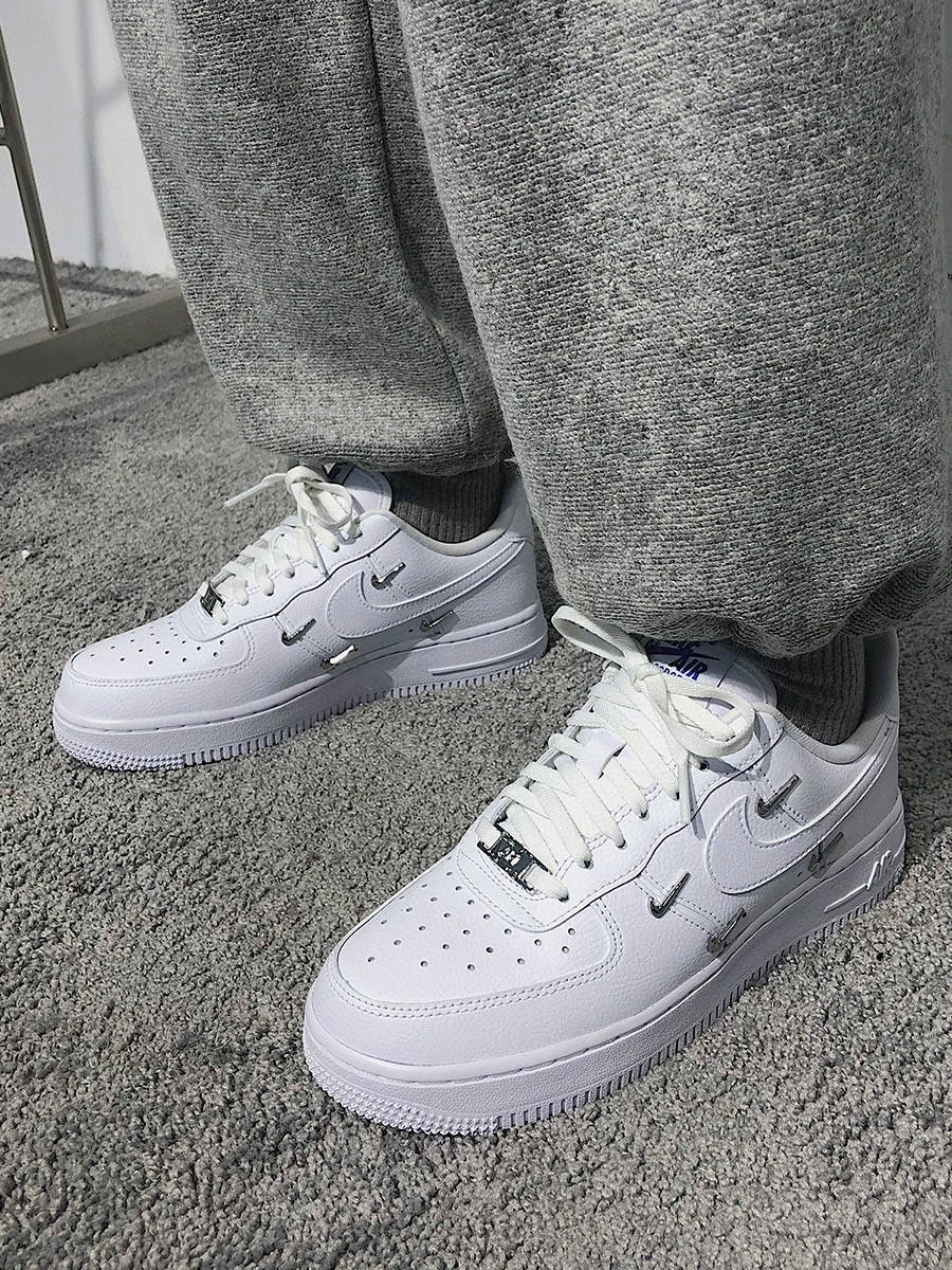 耐克nikeairforce107lowallwhitect1990100空军一号联名小银钩板鞋