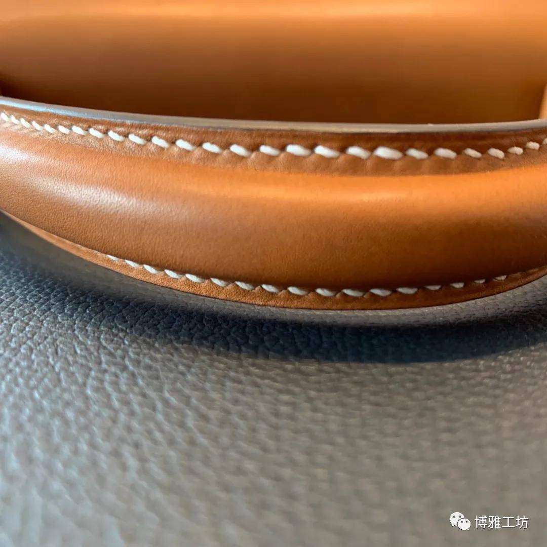 [爱马仕]HERMES kelly HAAS 马鞍皮 金棕色 金扣25cm_Barenia