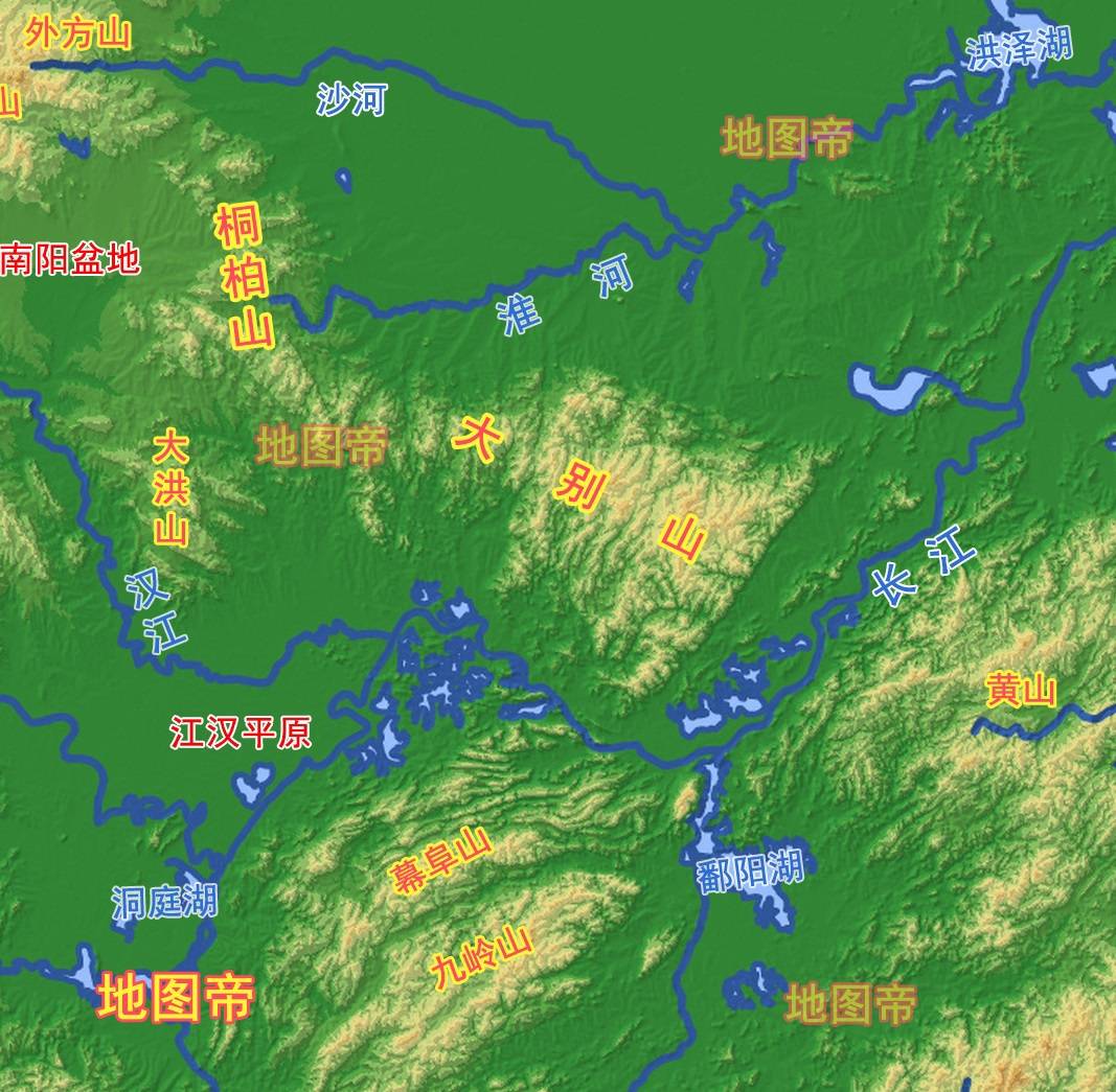 九连山脉地图图片