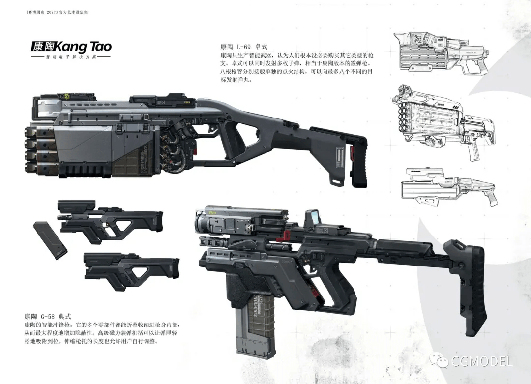 赛博朋克2077武器系统图片