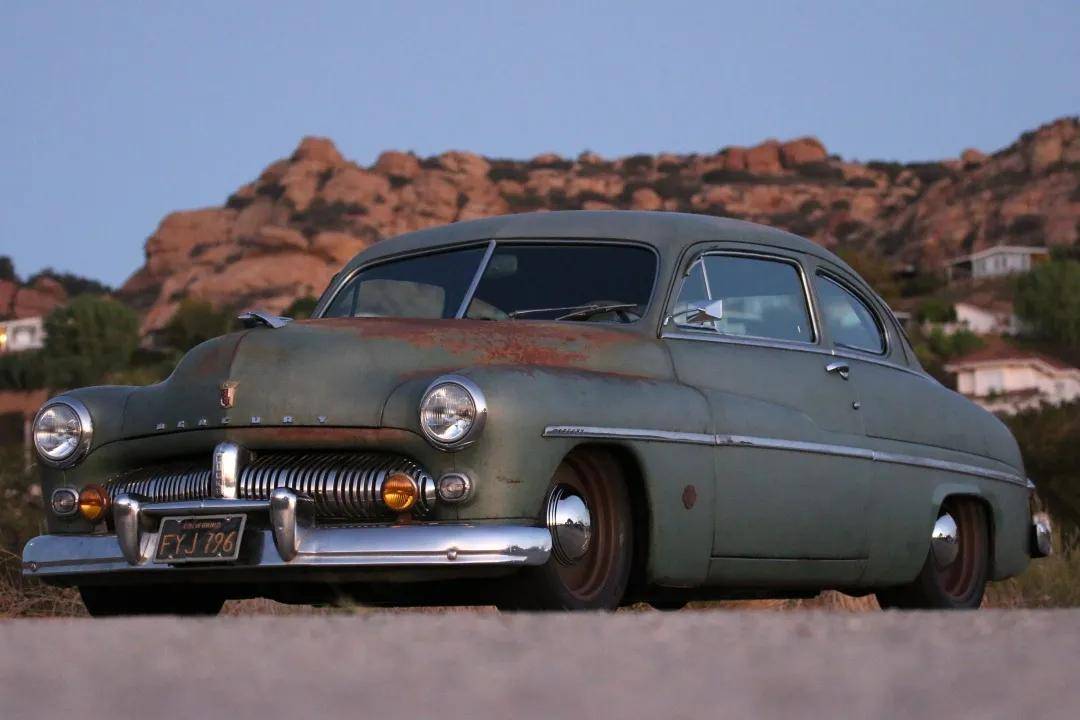 改装车鉴赏:icon"旧化"风格改装的水星老爷车,而且还是个"油改电"