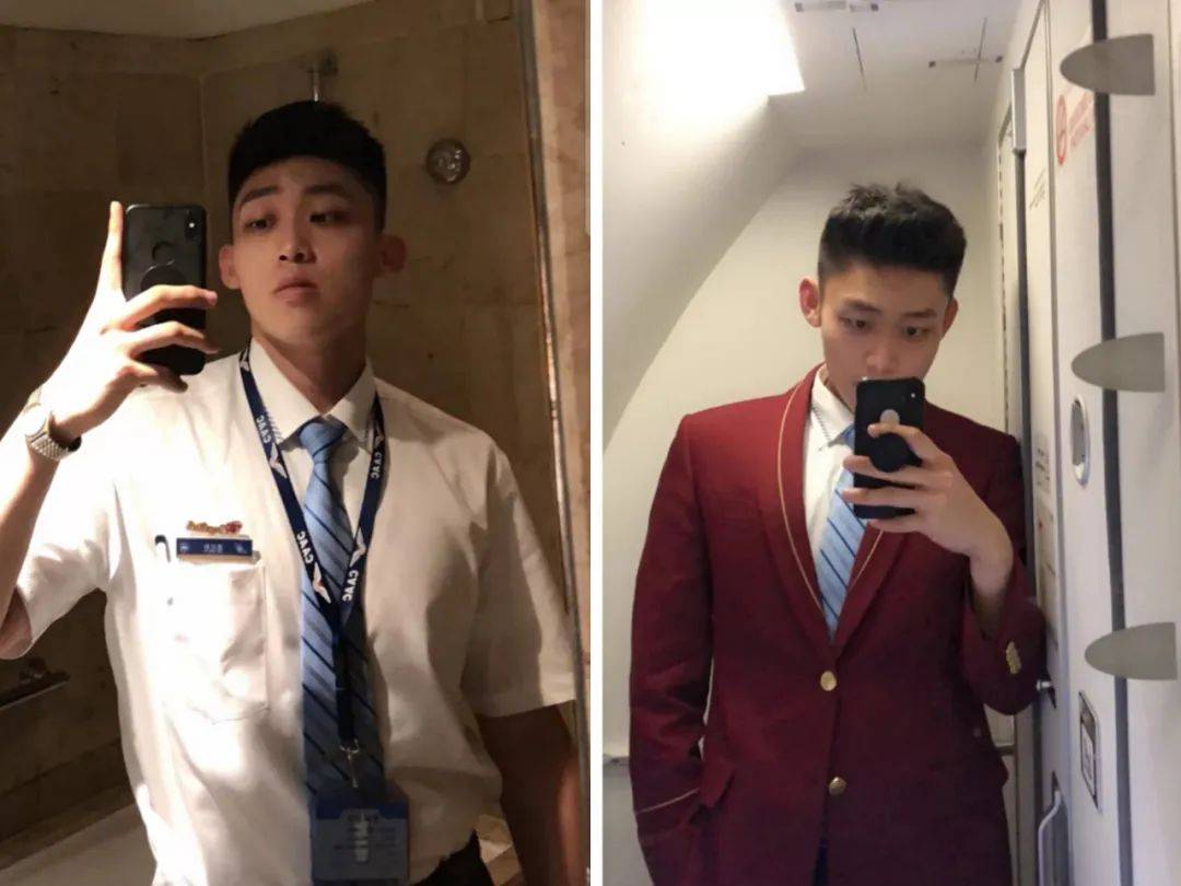 因一张更衣室照片传遍网络,184cm的大长腿空少身材太可了