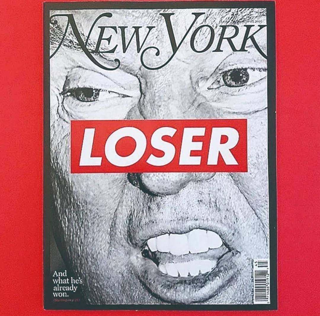 芭芭拉·克鲁格发布在instagram上的作品《失败者》68图片:网站截图