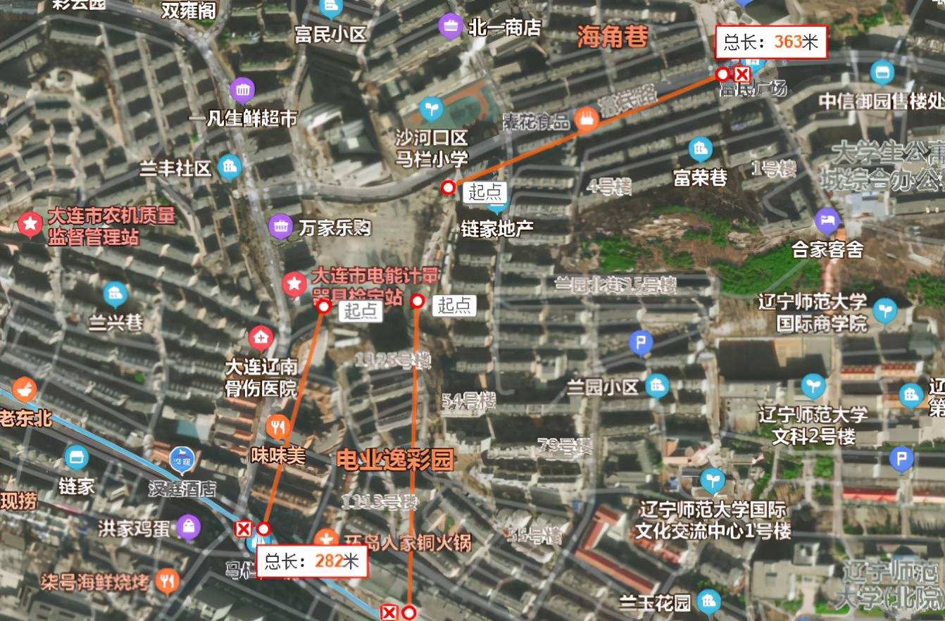 地块西南侧距离马栏地铁站直线距离仅约300米,西北侧距离富民广场标志