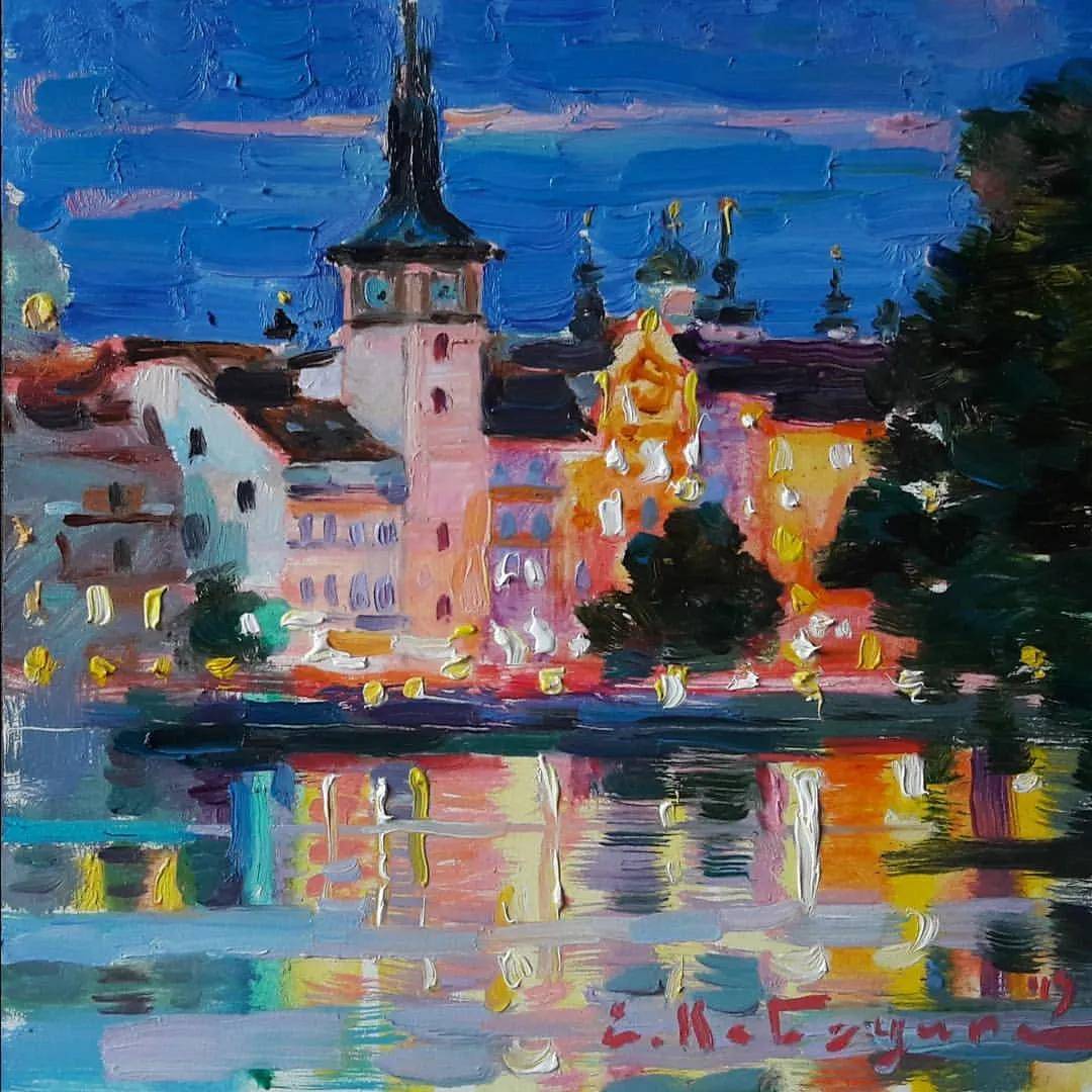 来学学!校尉美术带您欣赏饱和度满满的绘画作品