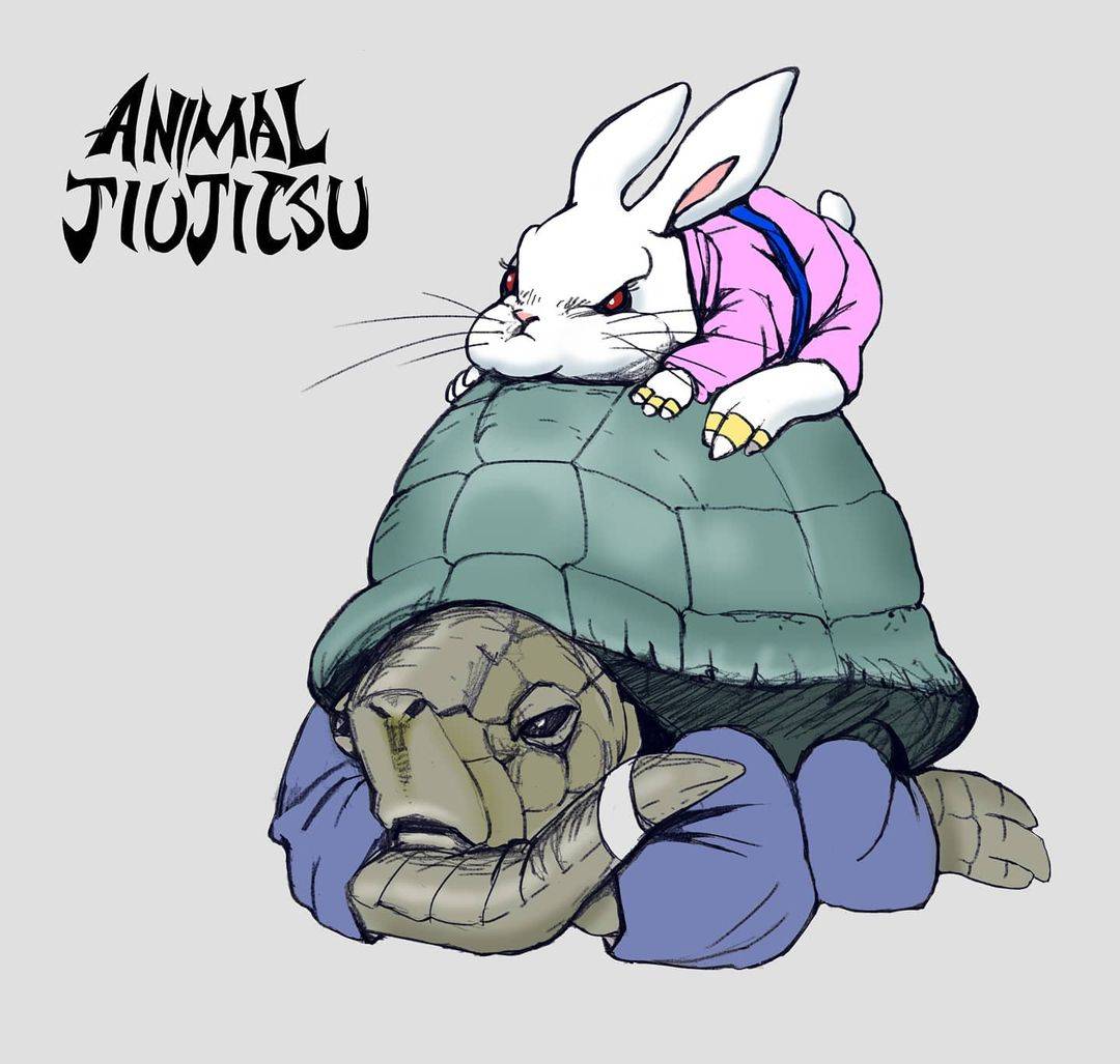 jiujitsu animal team & sports巴西柔术动物海报集