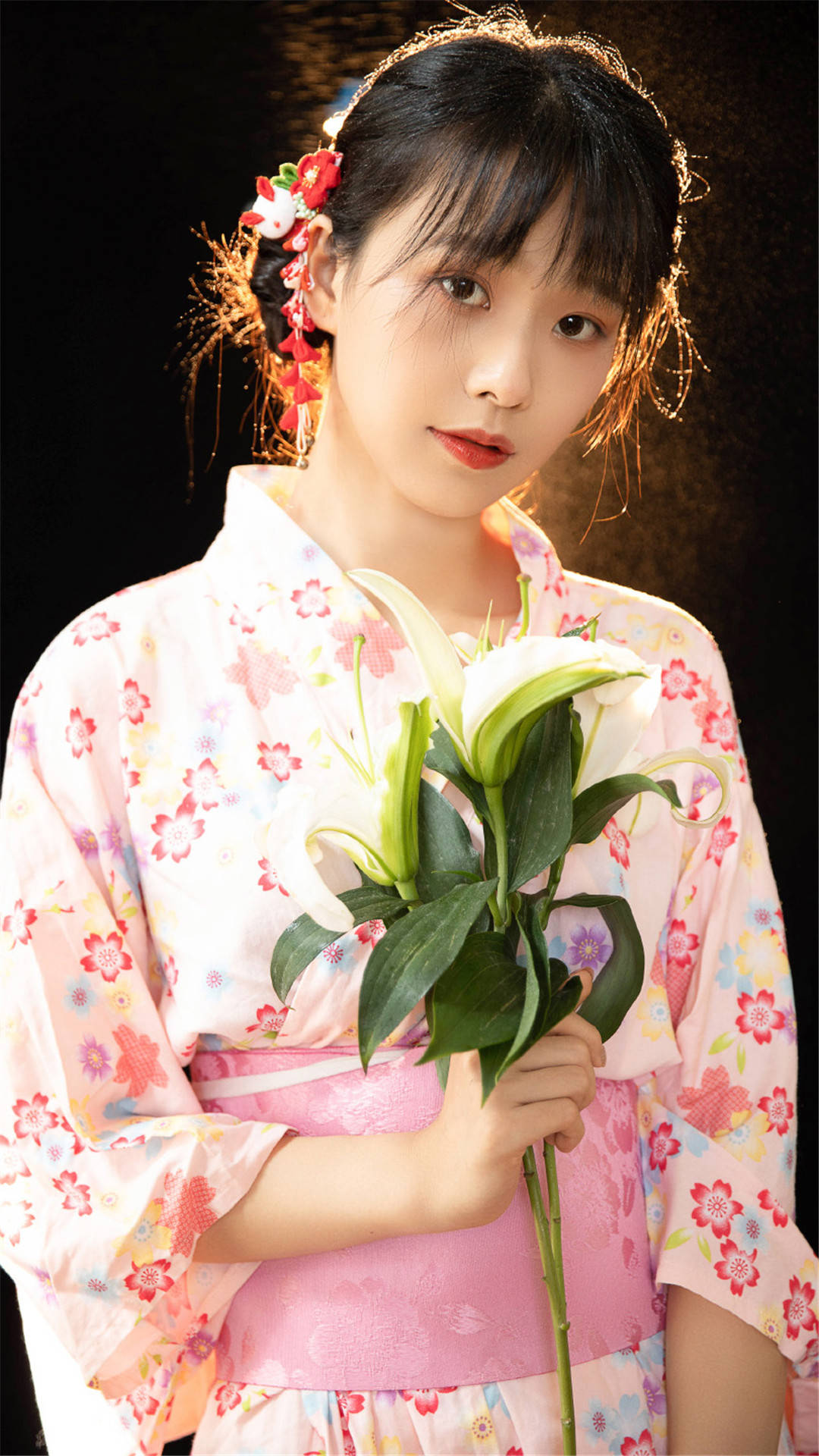 和服美女绝美意境高清手机壁纸