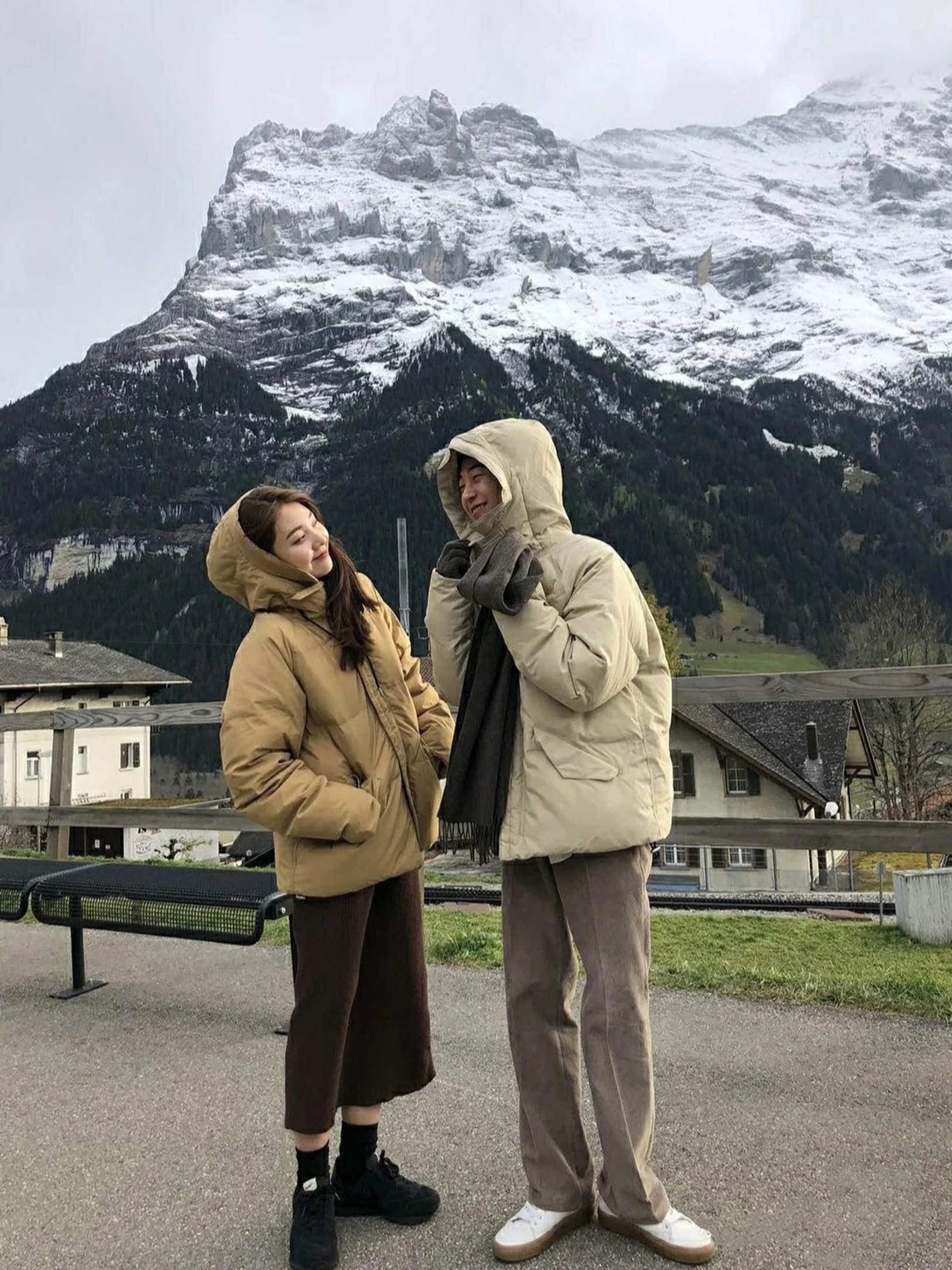 冬季穿情侣装要甜也要保暖,9套穿搭可盐可甜,好看时髦又值得借鉴