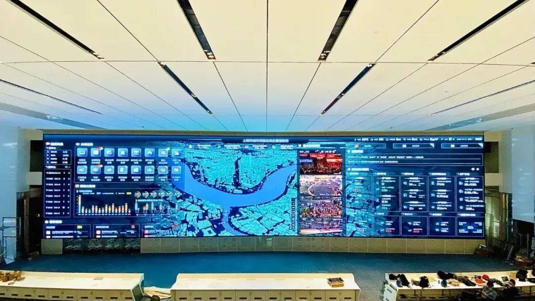 助力智慧城市大华视讯又双叒叕一百平米级led大屏落地上海