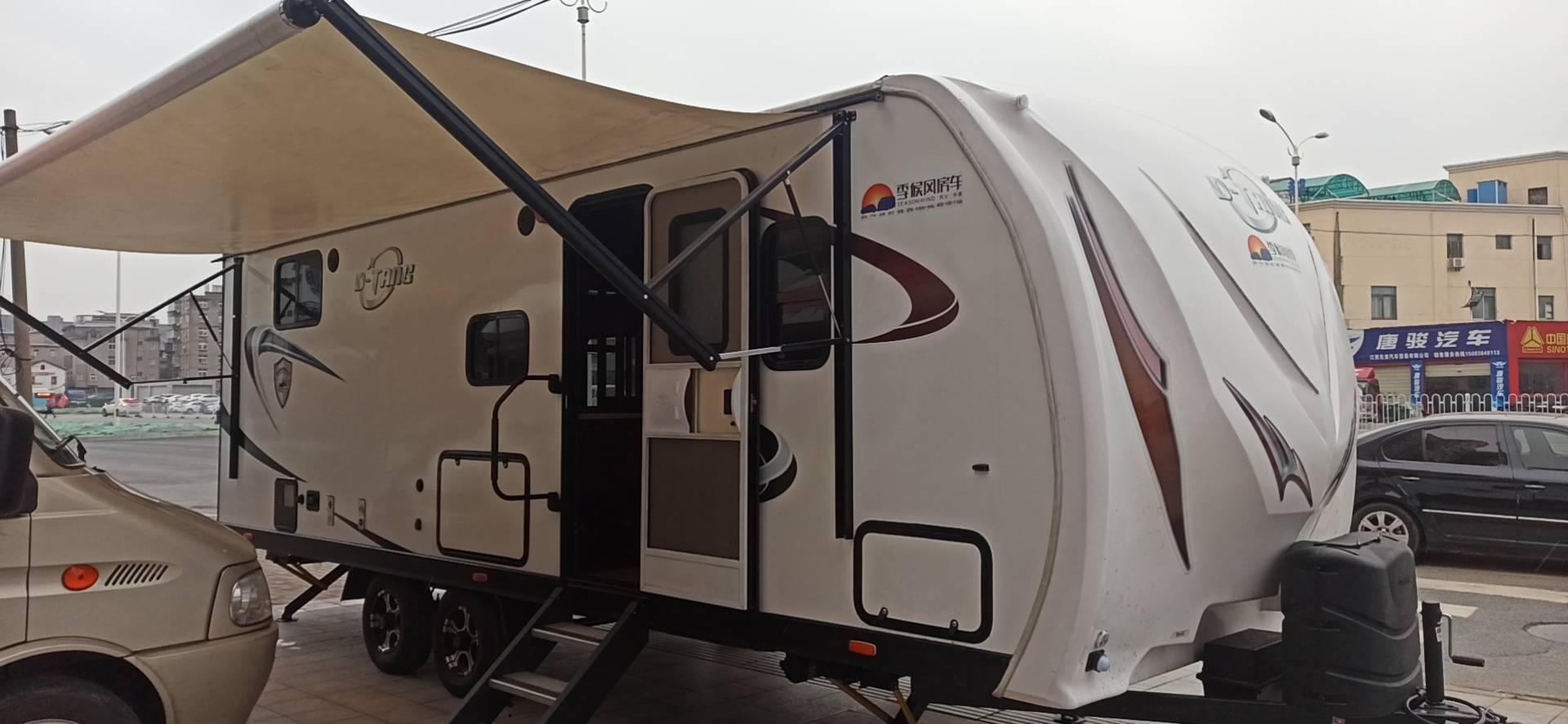 既能陪伴父母又能外出旅游的大家庭出游房车~大唐五环a3拓展拖挂房车