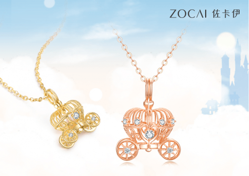 【南瓜马车】钻石项链设计师将虚幻的梦境与浪漫的童话结合,打造了