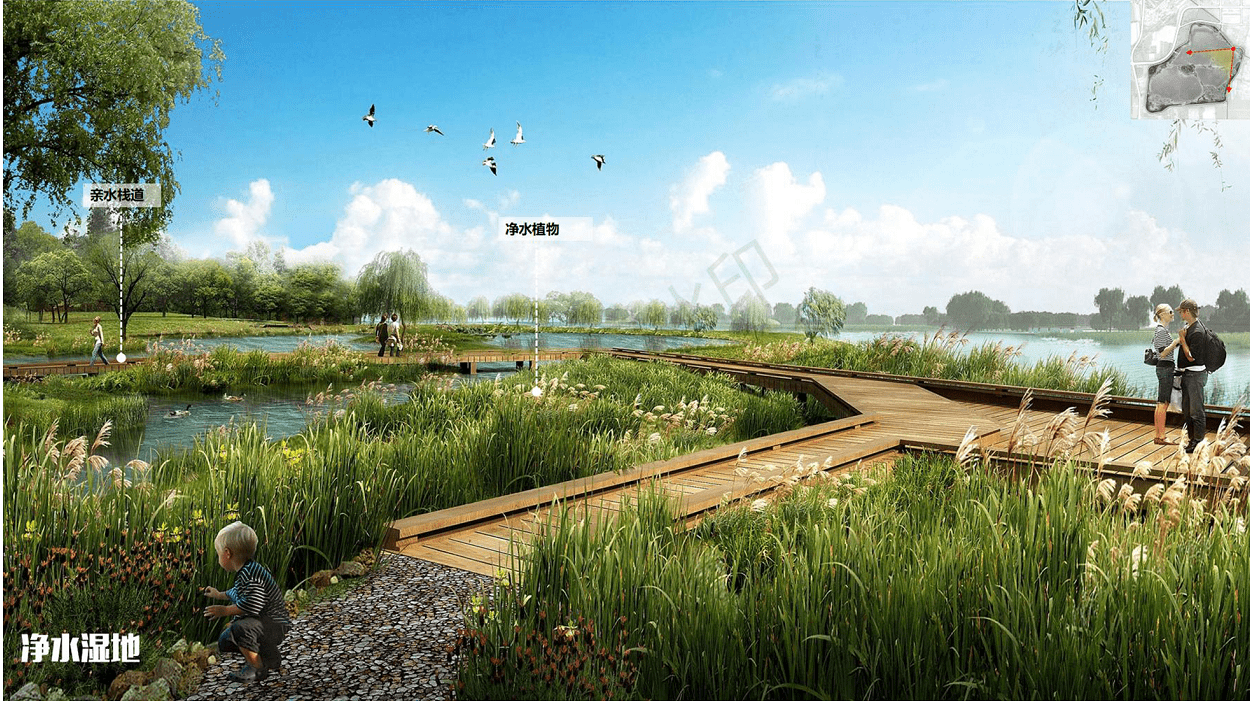 唐山未来发展规划-北湖生态圈初见雏形