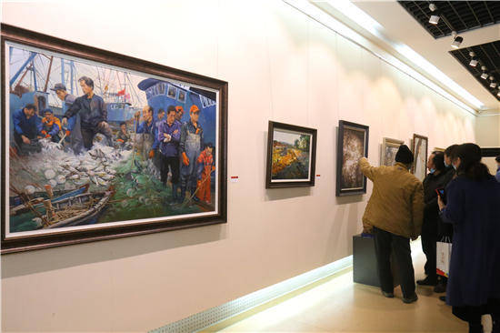 辞旧岁启航2021优秀油画作品展在石亮相