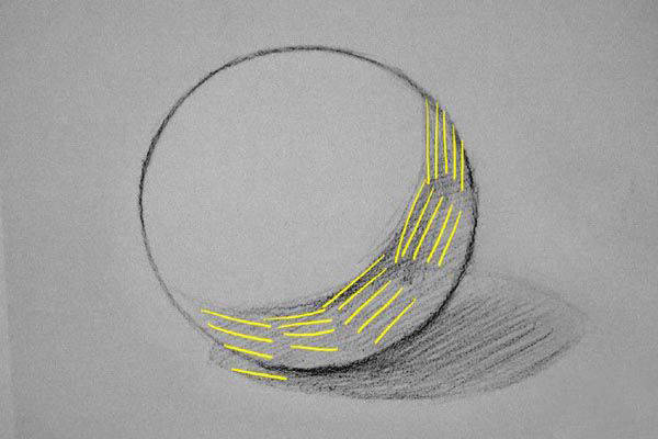 素描新手如何画好几何球体!