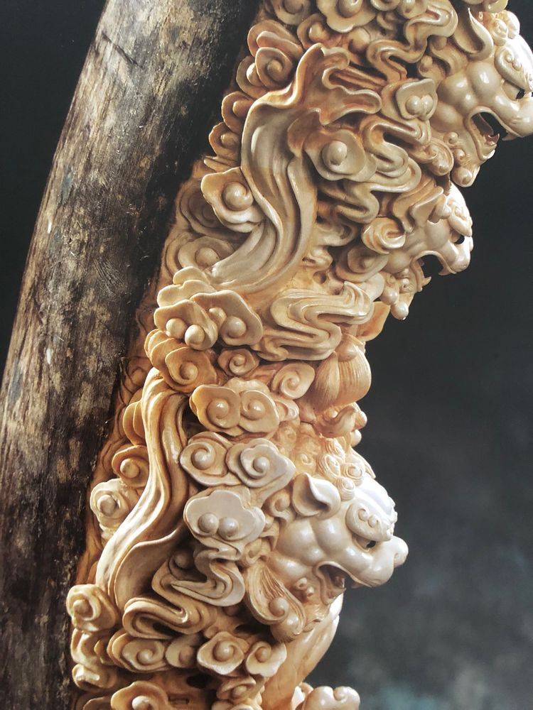 香港牙雕艺术大师朱忠盛作品