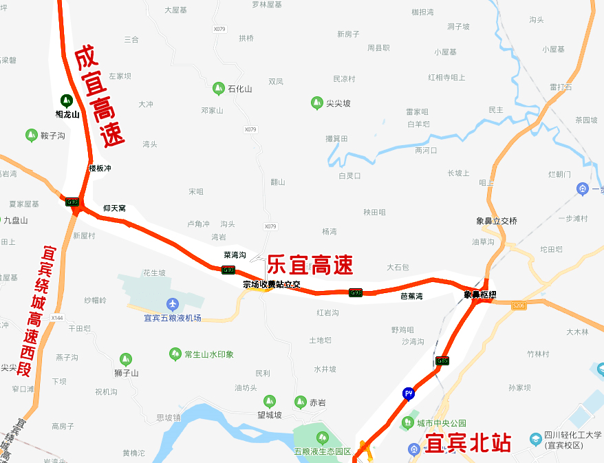 成宜昭高速线路图图片