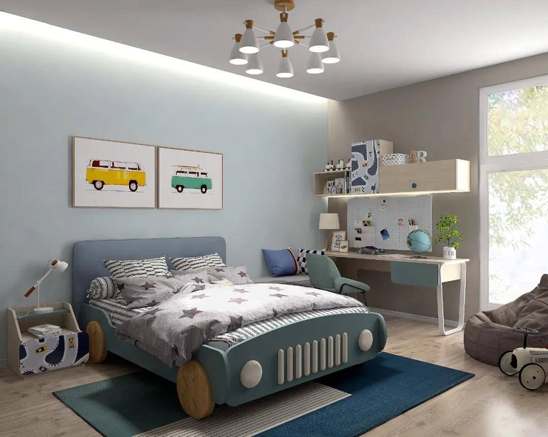 超具创意主题儿童房,实用 颜值=100分