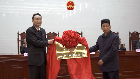 徐州市首家金融审判庭成立暨揭牌仪式在邳州法院举行