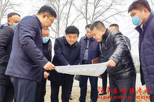虞城县县长白超调研南花园项目规划建设情况